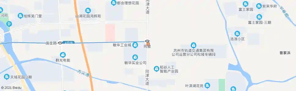 苏州4号线同里站_公交站地图_苏州公交_妙搜公交查询2025