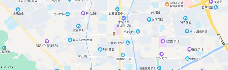 苏州五星交警中队_公交站地图_苏州公交_妙搜公交查询2025