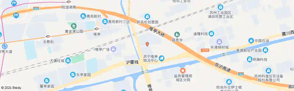 苏州金陵路唯胜路东_公交站地图_苏州公交_妙搜公交查询2025
