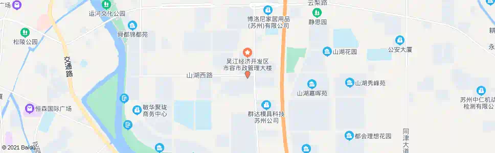 苏州三进光电_公交站地图_苏州公交_妙搜公交查询2025