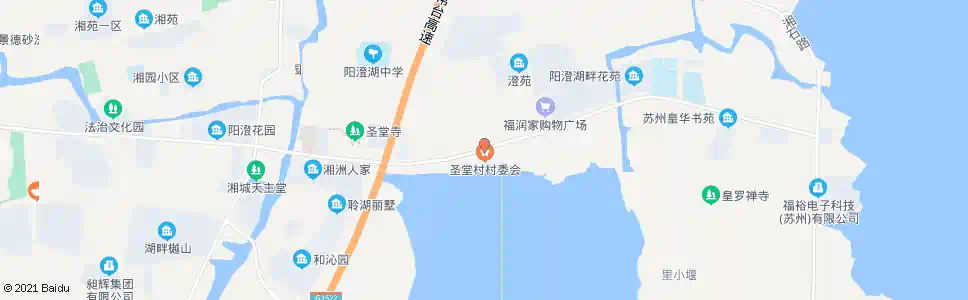 苏州圣堂村_公交站地图_苏州公交_妙搜公交查询2025