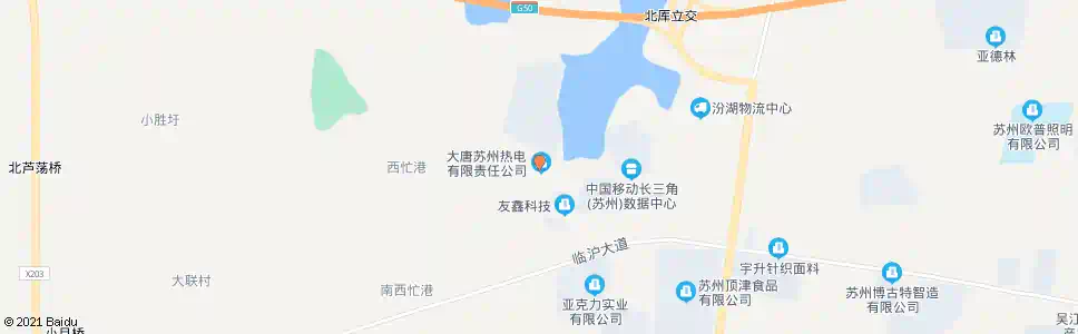 苏州大唐电厂_公交站地图_苏州公交_妙搜公交查询2025