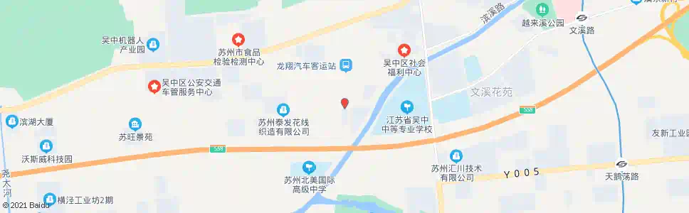 苏州溪山路_公交站地图_苏州公交_妙搜公交查询2025