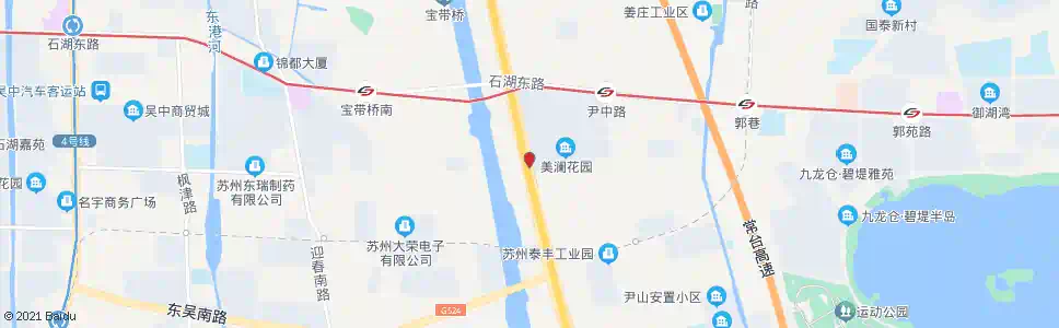 苏州尹山桥_公交站地图_苏州公交_妙搜公交查询2025