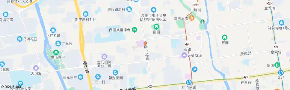 苏州西园东_公交站地图_苏州公交_妙搜公交查询2025
