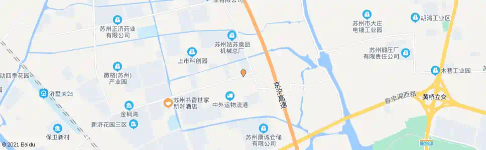 苏州浒杨路青花路西_公交站地图_苏州公交_妙搜公交查询2025