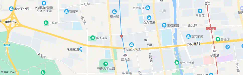 苏州文灵路建元路南_公交站地图_苏州公交_妙搜公交查询2025