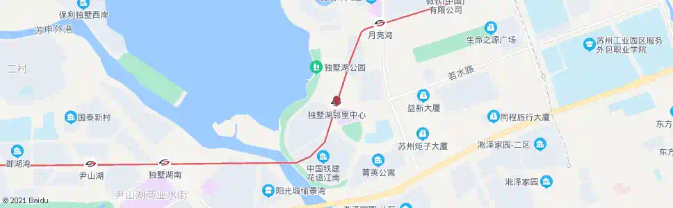 苏州园区邻里中心_公交站地图_苏州公交_妙搜公交查询2025