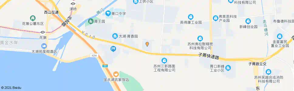 苏州子胥花园_公交站地图_苏州公交_妙搜公交查询2025