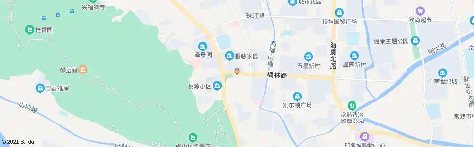 苏州枫林苑_公交站地图_苏州公交_妙搜公交查询2025