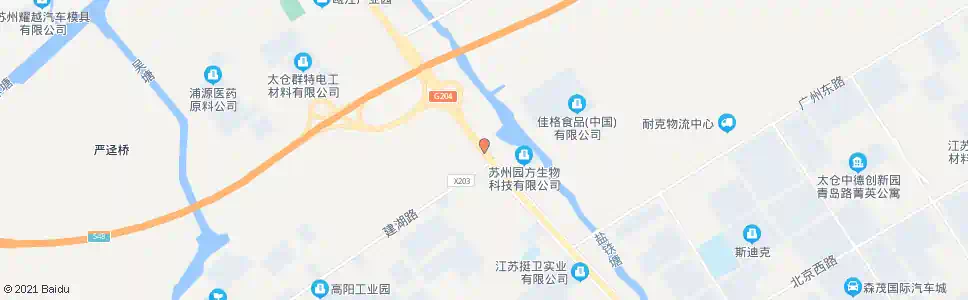 苏州湖川塘桥_公交站地图_苏州公交_妙搜公交查询2025