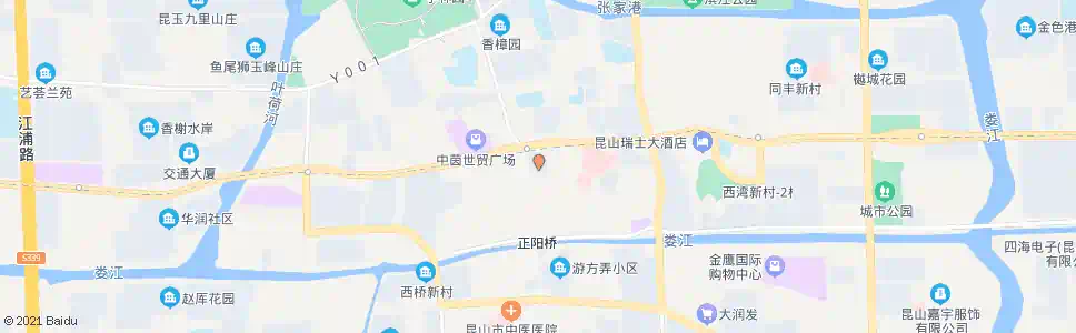 苏州昆山宾馆西_公交站地图_苏州公交_妙搜公交查询2025