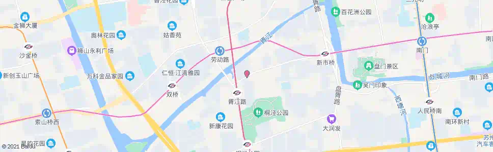 苏州胥虹苑_公交站地图_苏州公交_妙搜公交查询2025