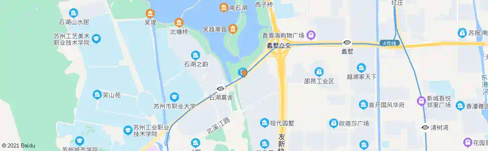苏州莫舍桥东_公交站地图_苏州公交_妙搜公交查询2025