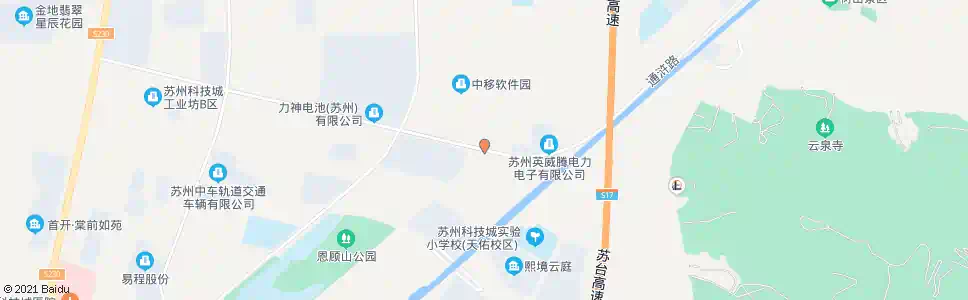 苏州昆仑山路松花江路西_公交站地图_苏州公交_妙搜公交查询2025