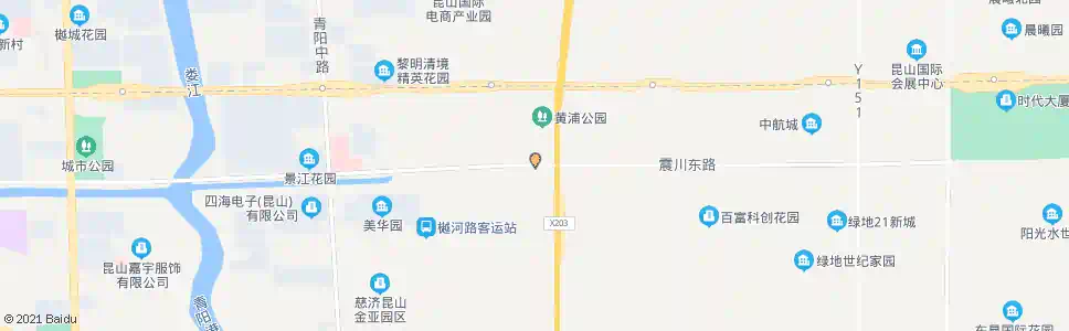 苏州震川路黄浦江路_公交站地图_苏州公交_妙搜公交查询2025