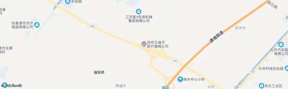 苏州艾迪尔_公交站地图_苏州公交_妙搜公交查询2025