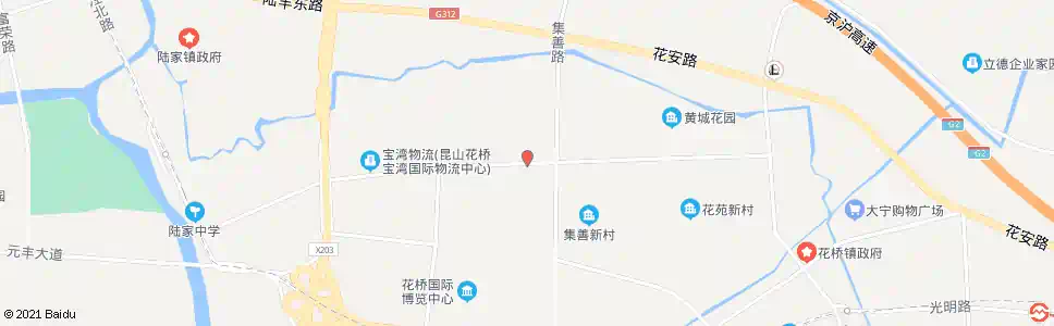 苏州花集路集善路_公交站地图_苏州公交_妙搜公交查询2025