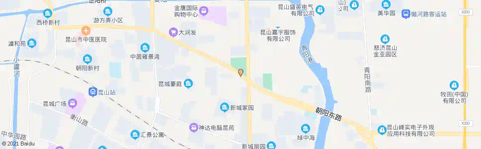 苏州朝阳路长江路_公交站地图_苏州公交_妙搜公交查询2025
