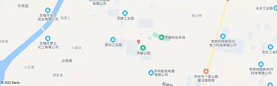 苏州灵峰村委会_公交站地图_苏州公交_妙搜公交查询2025