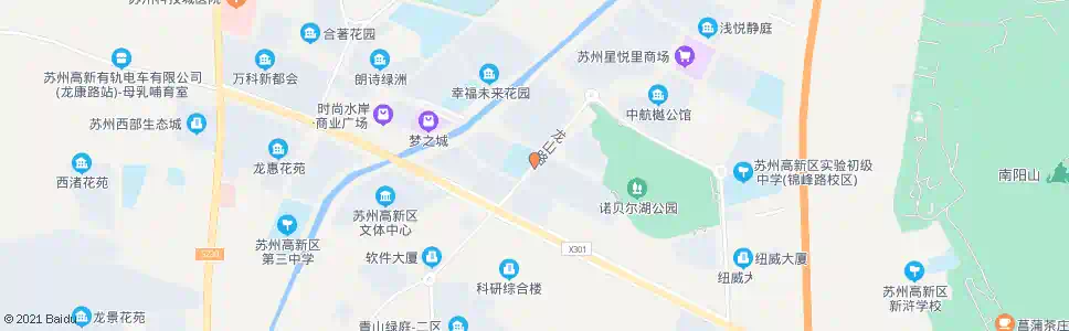 苏州龙山路科研路南_公交站地图_苏州公交_妙搜公交查询2025