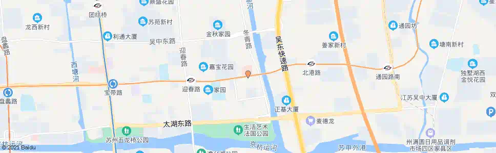 苏州广慈医院_公交站地图_苏州公交_妙搜公交查询2025