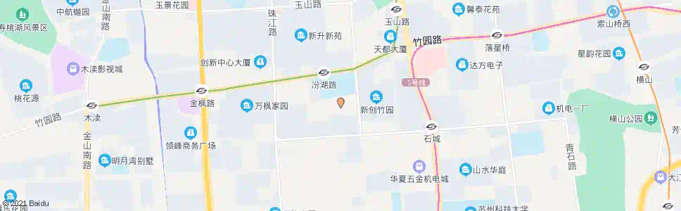 苏州新区一中_公交站地图_苏州公交_妙搜公交查询2025