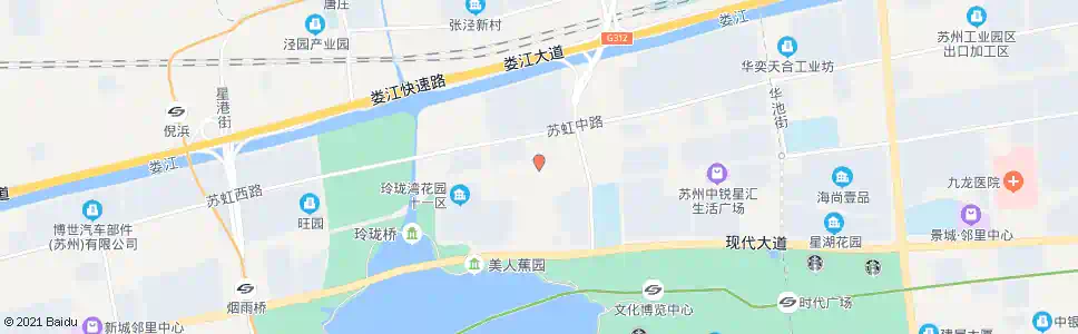 苏州玲珑湾北_公交站地图_苏州公交_妙搜公交查询2025