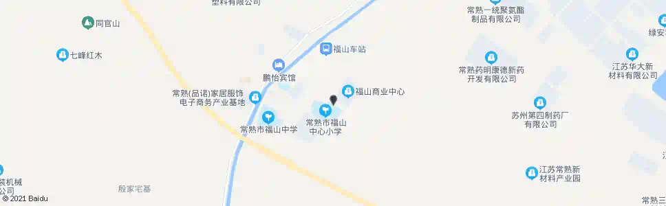 苏州福山中心小学_公交站地图_苏州公交_妙搜公交查询2025
