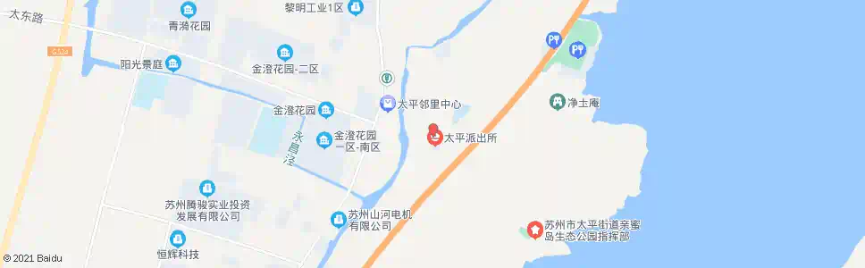 苏州太平派出所_公交站地图_苏州公交_妙搜公交查询2025