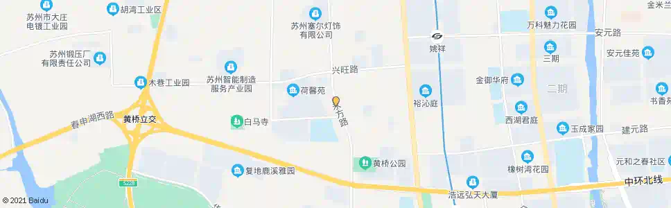 苏州荷馨苑东_公交站地图_苏州公交_妙搜公交查询2025