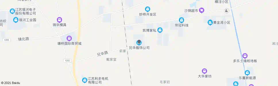 苏州兄华服饰_公交站地图_苏州公交_妙搜公交查询2025