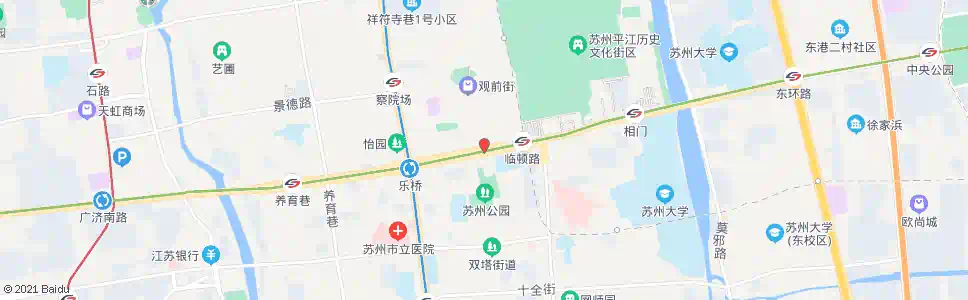 苏州市一中_公交站地图_苏州公交_妙搜公交查询2025