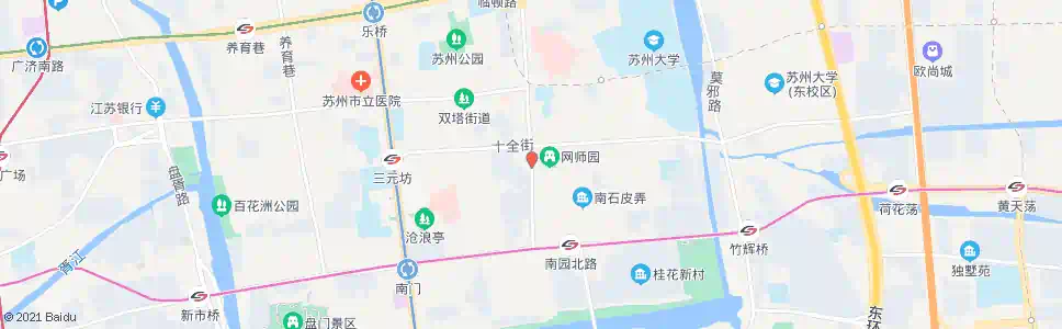 苏州网师园_公交站地图_苏州公交_妙搜公交查询2025
