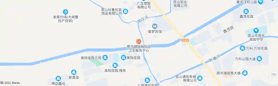 苏州新杨西路_公交站地图_苏州公交_妙搜公交查询2025