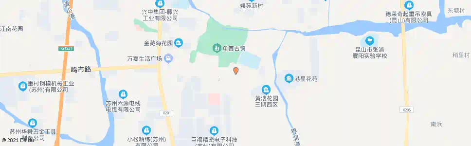 苏州甪直黄娄新村_公交站地图_苏州公交_妙搜公交查询2025