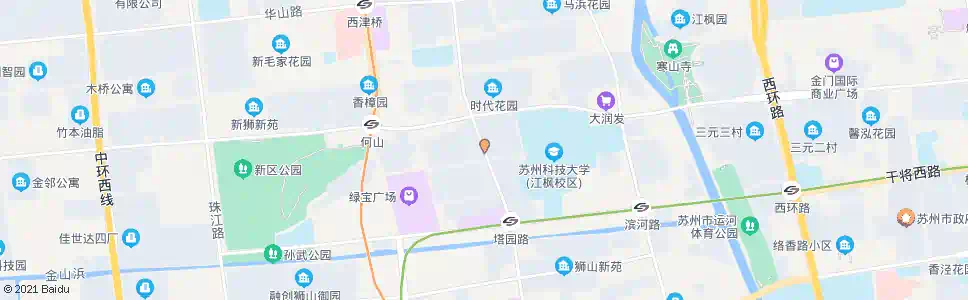 苏州格林花园_公交站地图_苏州公交_妙搜公交查询2025