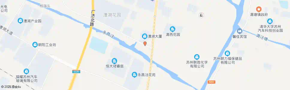 苏州漕湖大厦_公交站地图_苏州公交_妙搜公交查询2025