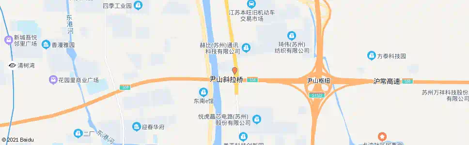 苏州尹中南路北尹丰路南_公交站地图_苏州公交_妙搜公交查询2025