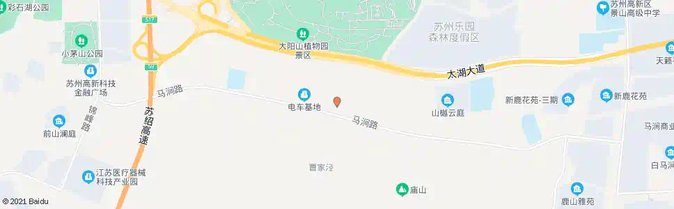 苏州电车基地东_公交站地图_苏州公交_妙搜公交查询2025