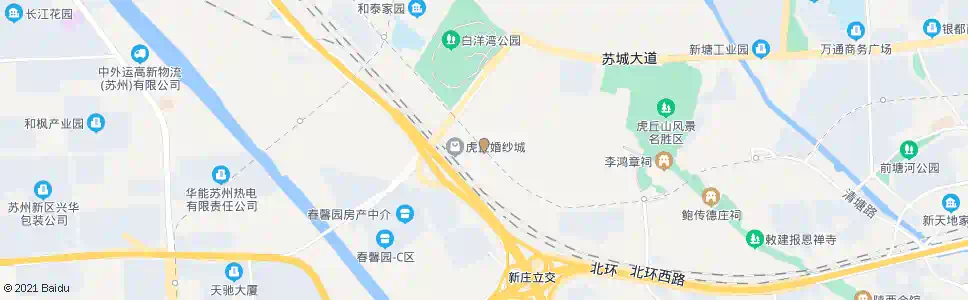 苏州虎丘西路_公交站地图_苏州公交_妙搜公交查询2025
