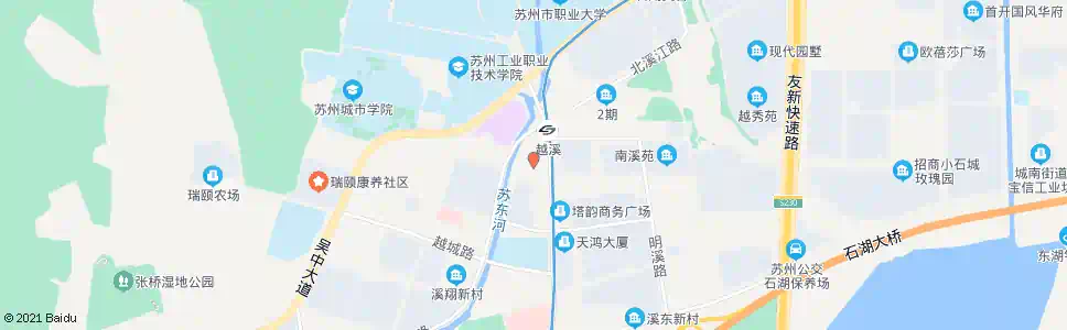 苏州吴中商务中心_公交站地图_苏州公交_妙搜公交查询2025