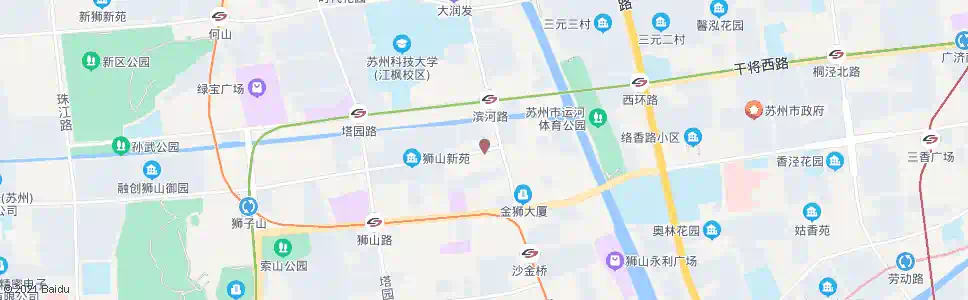 苏州水洲饭店_公交站地图_苏州公交_妙搜公交查询2025
