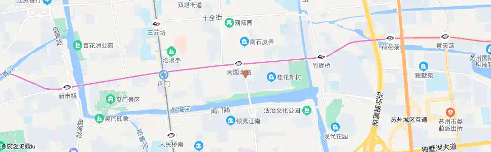 苏州南园桥北_公交站地图_苏州公交_妙搜公交查询2025