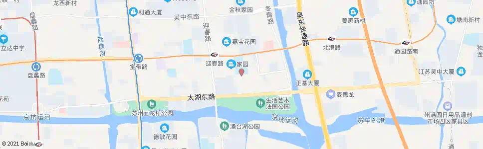 苏州宝带实验小学南_公交站地图_苏州公交_妙搜公交查询2025