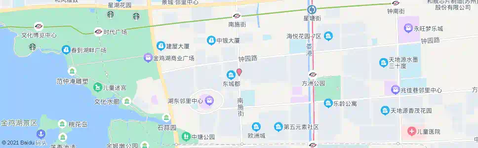 苏州东城郡_公交站地图_苏州公交_妙搜公交查询2025