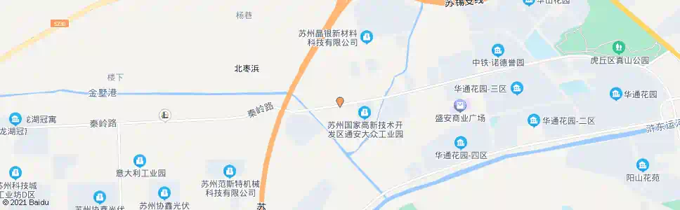 苏州华金路北河村_公交站地图_苏州公交_妙搜公交查询2025