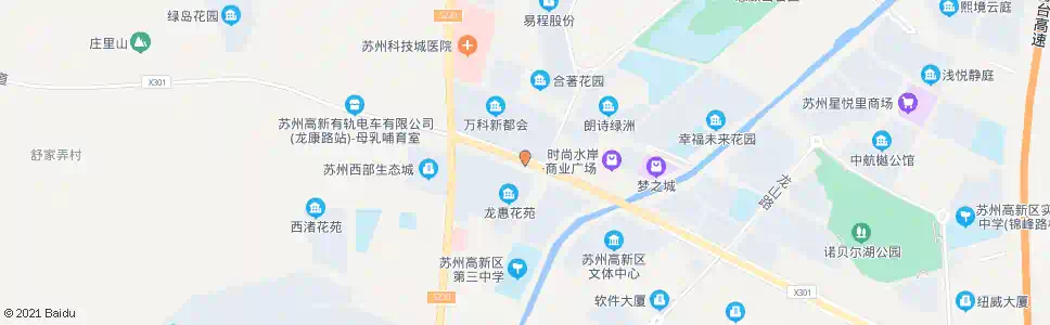 苏州龙惠花苑_公交站地图_苏州公交_妙搜公交查询2025