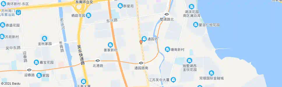 苏州群星一路_公交站地图_苏州公交_妙搜公交查询2025