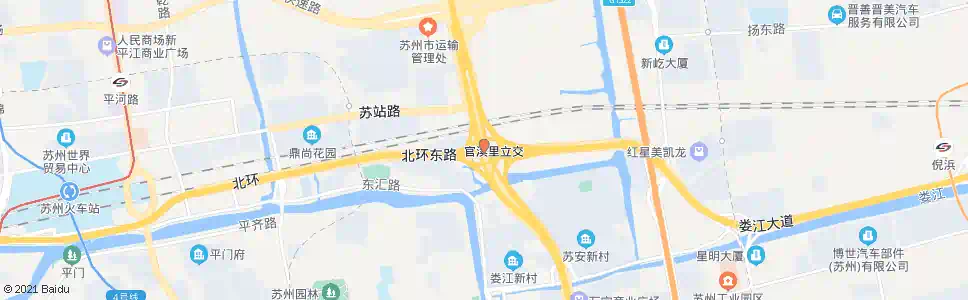 苏州上高路_公交站地图_苏州公交_妙搜公交查询2025